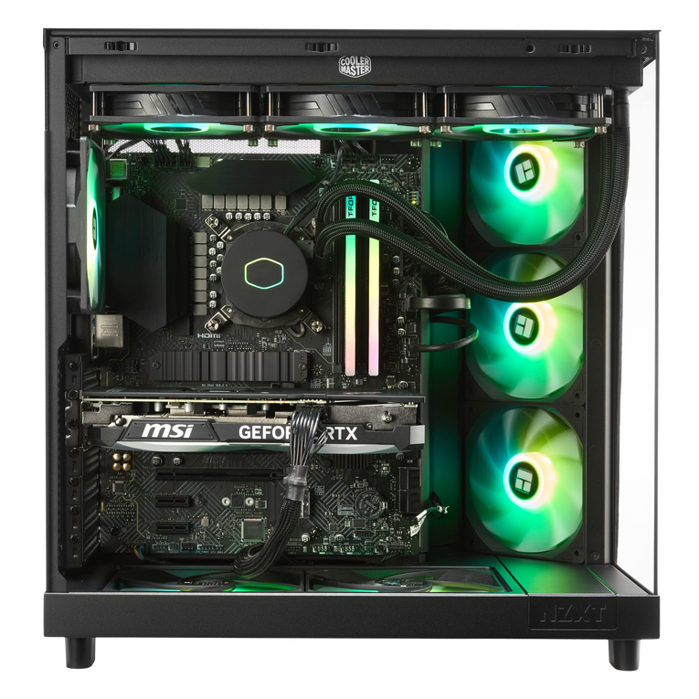 Techwhiz Edge Gaming PC - Intel Core Ultra 7 265KF - RTX 5070 - 32 GB RAM DDR 5 - 1 TB SSD - Windows 11 P - Wifi - Free Keyboard Mouse