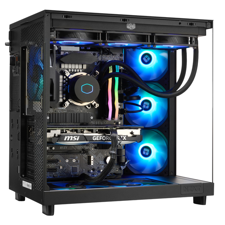 Techwhiz Edge Gaming PC - Intel Core Ultra 7 265KF - RTX 5070 - 64 GB RAM DDR 5 - 4 TB SSD - Windows 11 P - Wifi - Free Keyboard Mouse