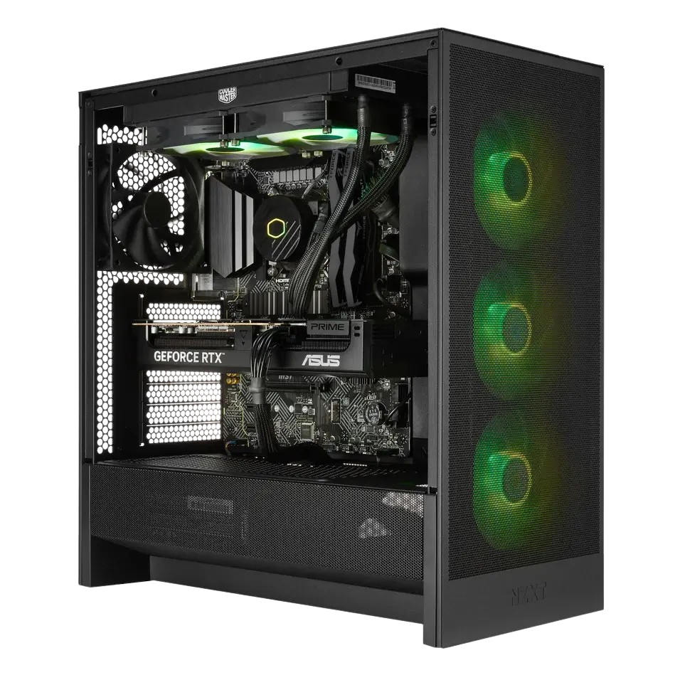 Techwhiz Vortex Gaming PC - AMD Ryzen 7 9800X3D - RTX 5070 Ti - 32GB DDR5 - 2TB NVMe SSD - Windows 11 P - Wifi