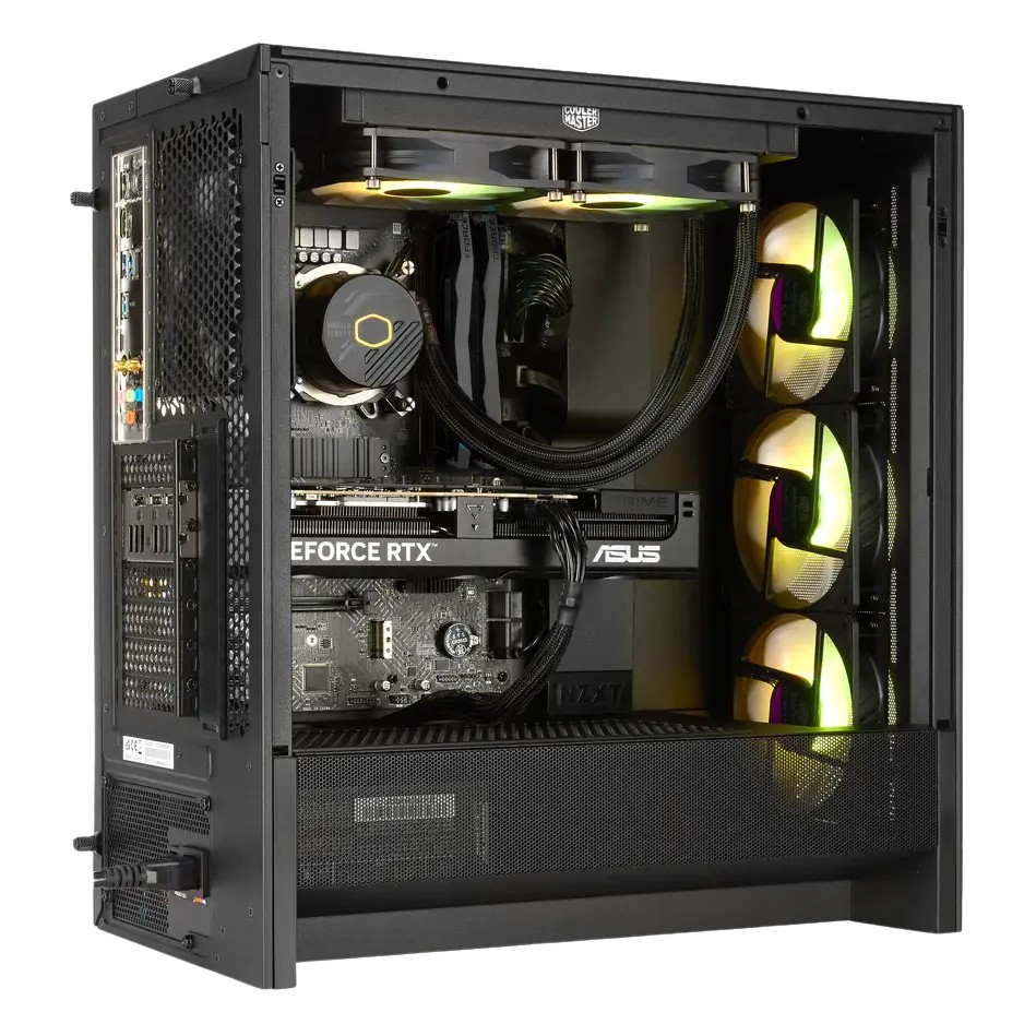 Techwhiz Vortex Gaming PC - AMD Ryzen 7 7800X3D - RTX 5080 - 32GB DDR5 - 2TB NVMe SSD- Windows 11 P - Wifi