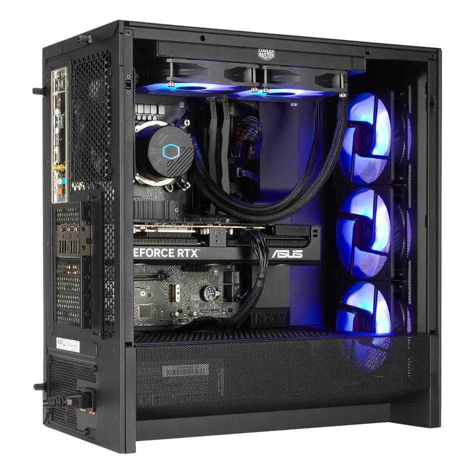 Techwhiz Vortex Gaming PC - AMD Ryzen 7 7700 - RTX 5070 Ti - 32GB DDR5 - 1TB NVMe SSD  - Windows 11 P - Wifi