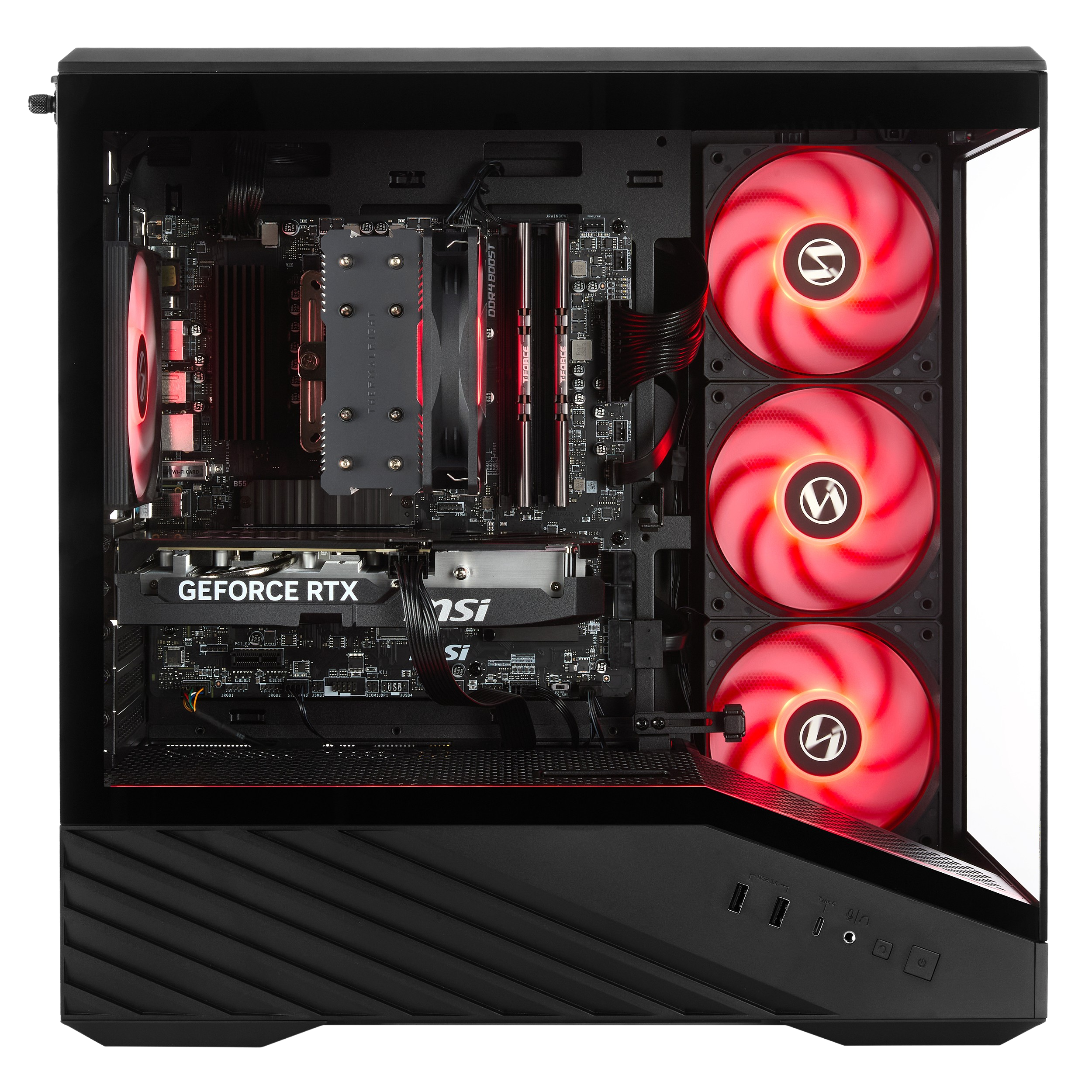 Techwhiz NightShade Gaming PC - AMD RYZEN 7 5700 - RTX 5060 Ti - 32GB RAM DDR4 - 2TB SSD - Windows 11 P - Wifi