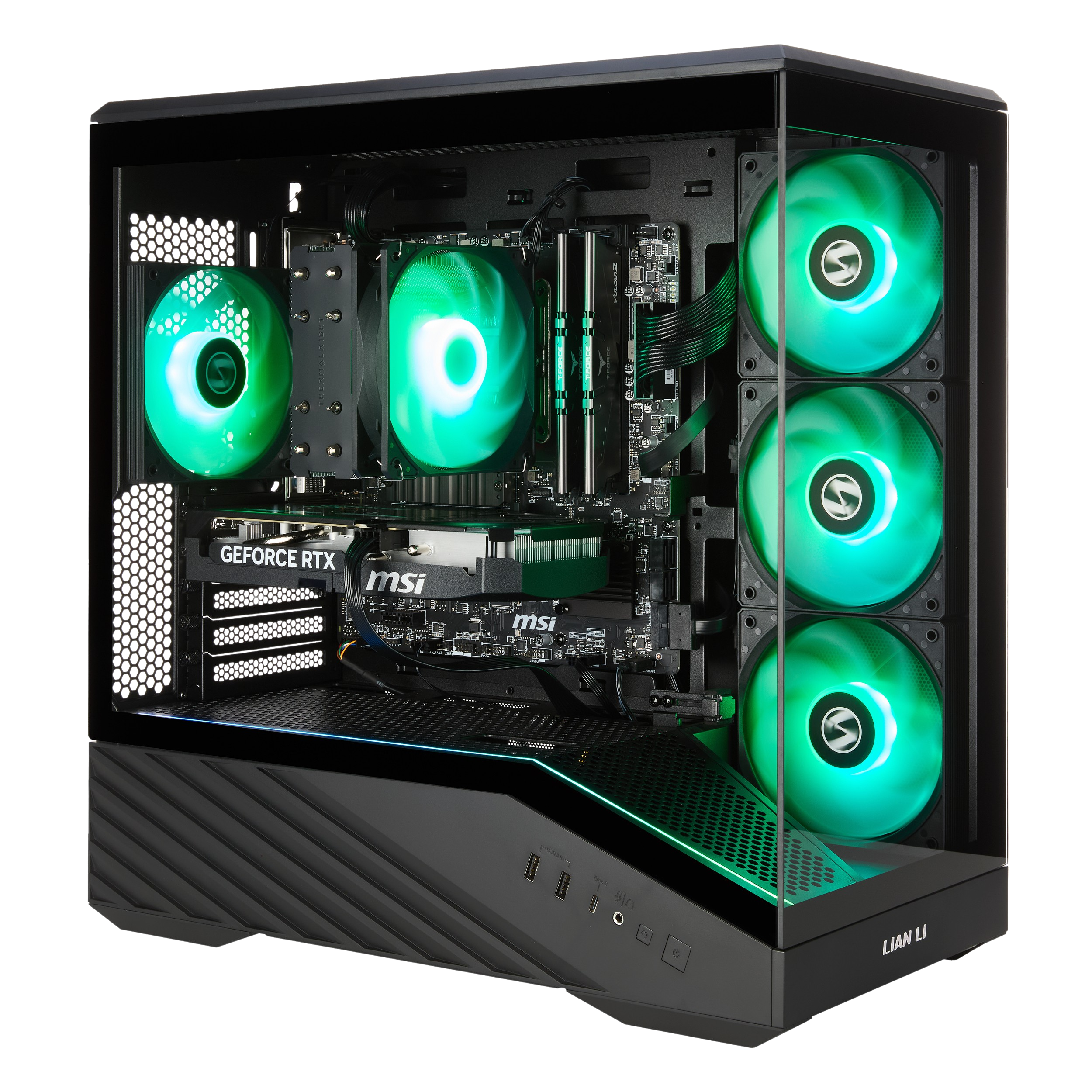 Techwhiz NightShade Gaming PC - AMD Ryzen 5 7600X - RTX 5060 - 32GB RAM DDR5 - 1TB SSD - Windows 11 P - Wifi