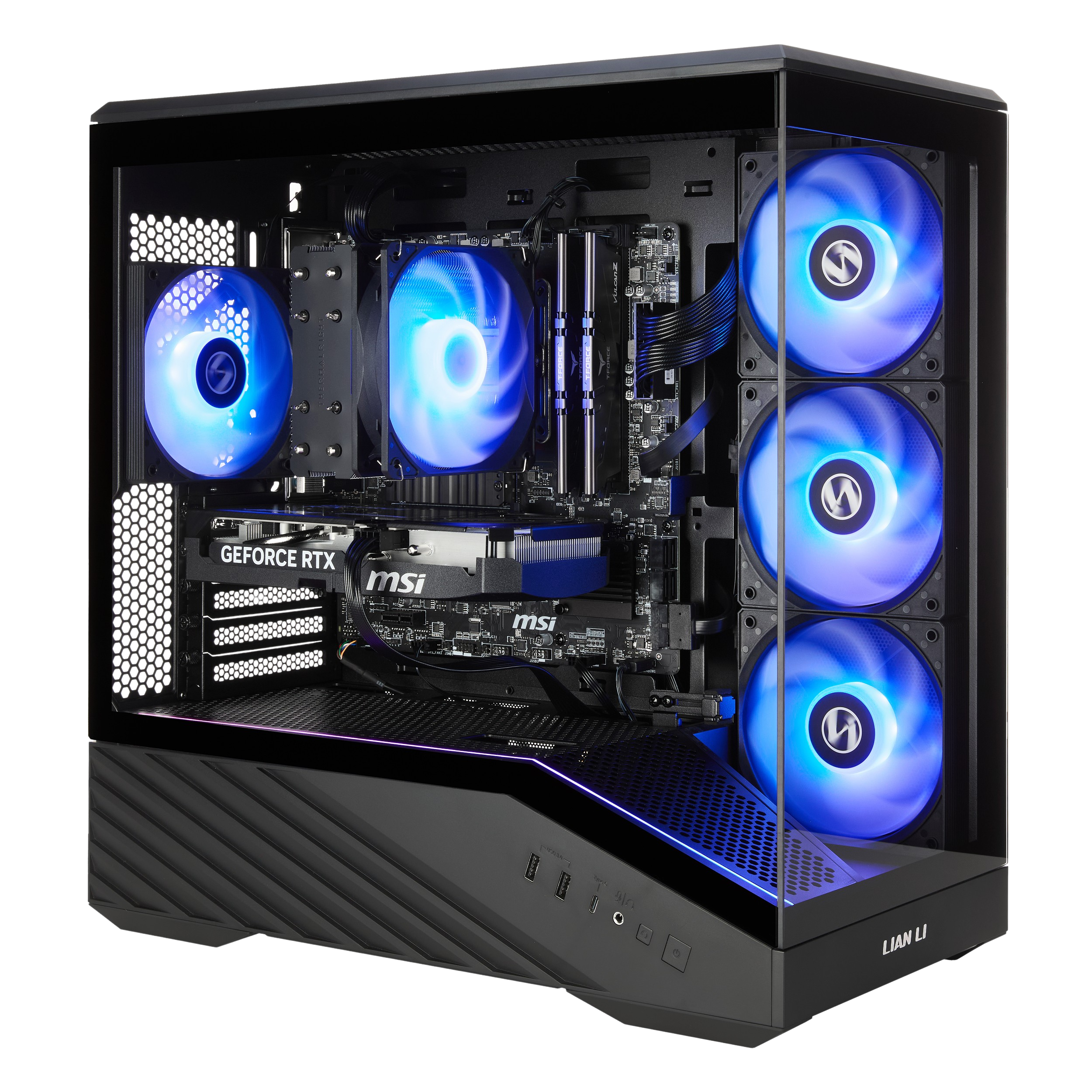Techwhiz NightShade Gaming PC - AMD Ryzen 7 7800X3D - RTX 5070 Ti - 32GB DDR5 - 1TB  - Windows 11 P - Wifi